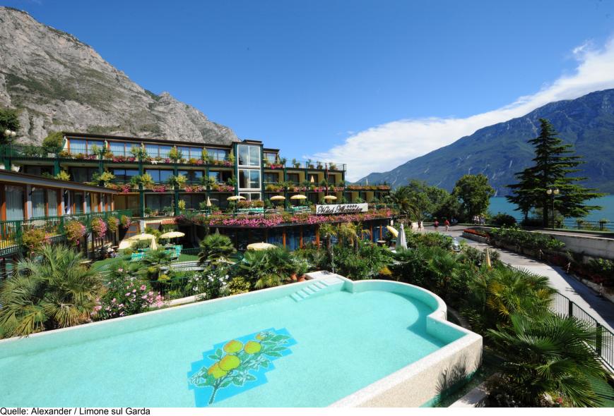 4 Sterne Hotel: Alexander - Limone sul Garda, Gardasee