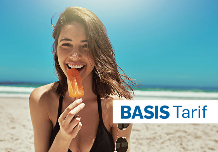 Basis-Tarif: Günstige Reiseangebote zu jeder Zeit