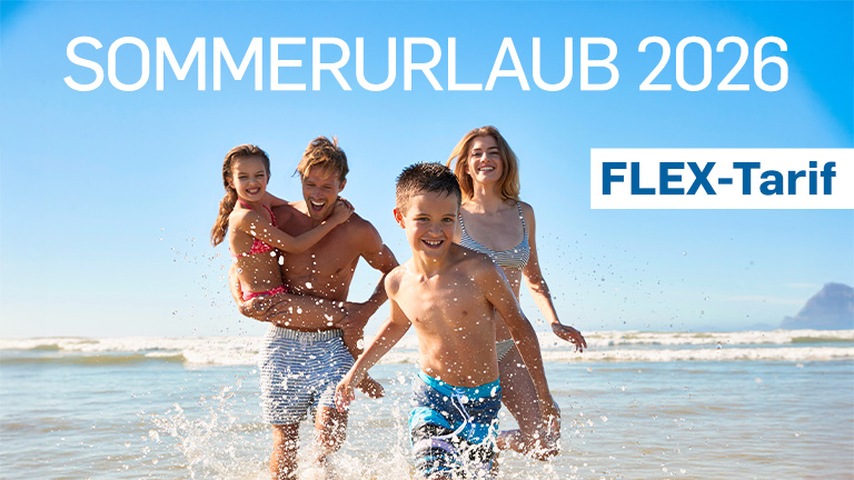 Sommerurlaub 2026 - jetzt flexibel buchen!