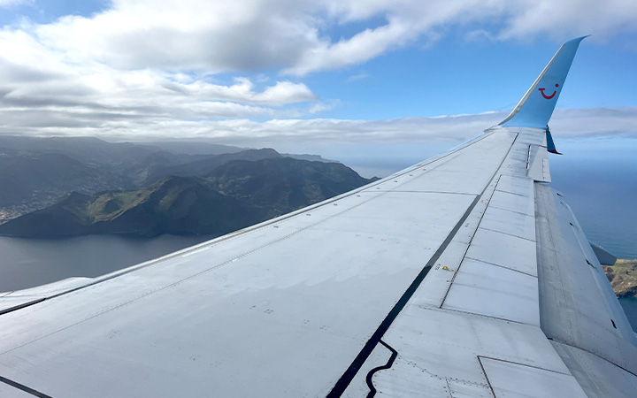 Flug nach Madeira