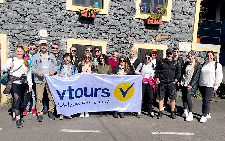 Gruppenfoto Inforeise vtours auf Madeira