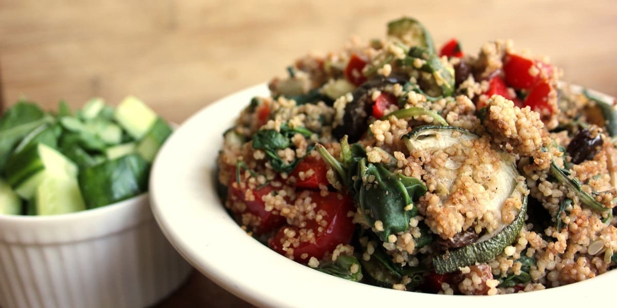 Traditionelle Speiße auf Djerba: Couscous