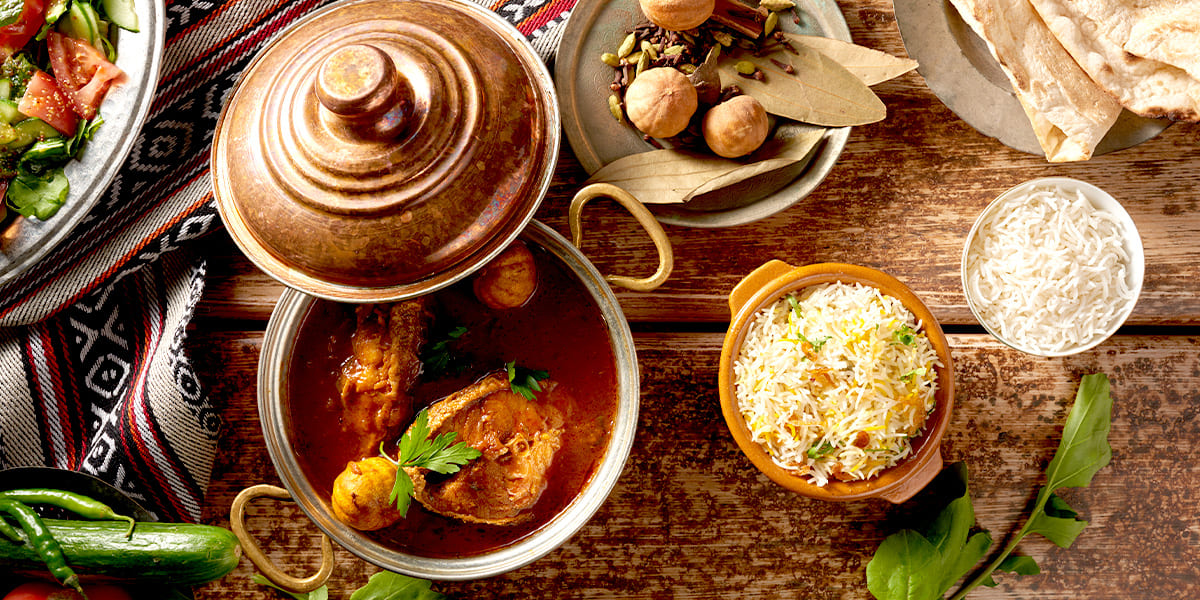 Traditionelles Essen in Dubai