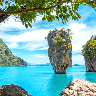 Phuket Felsen in der Bucht